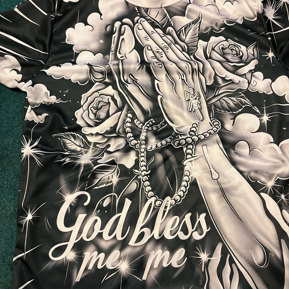 Others Follow Black and White Graphic Tee